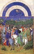Les trs riches heures du Duc de Berry: Mai (May) g LIMBOURG brothers
